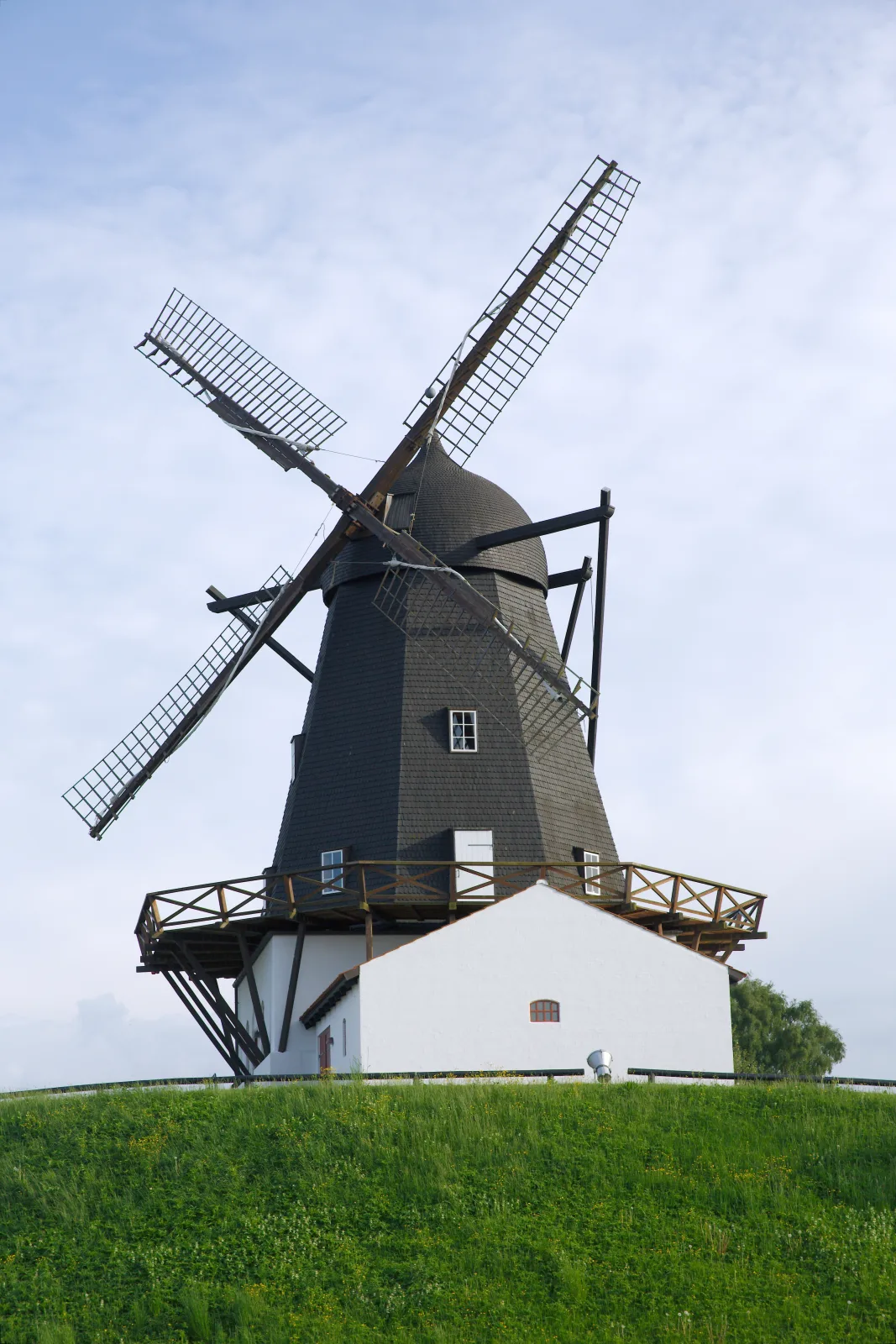 Baunhøj Mølle – foto fra Wikimedia Commons
