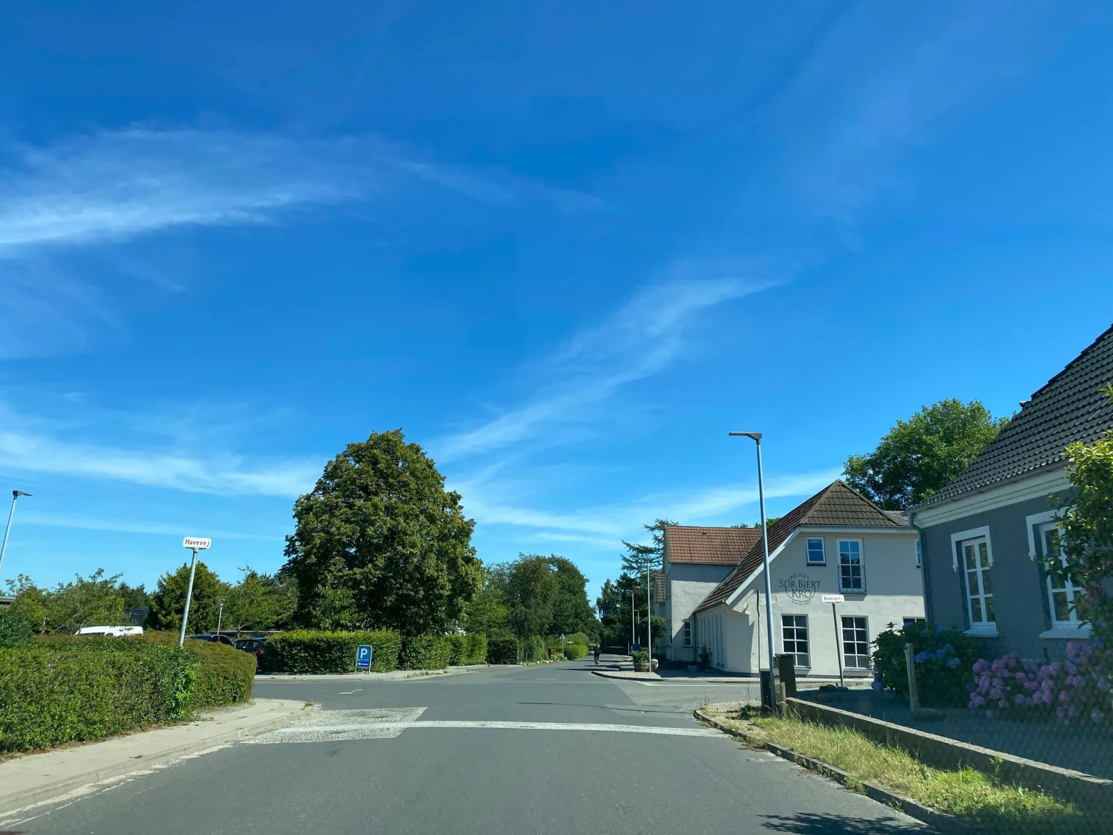 Mapillary-foto nær Sdr. Bjert Kro