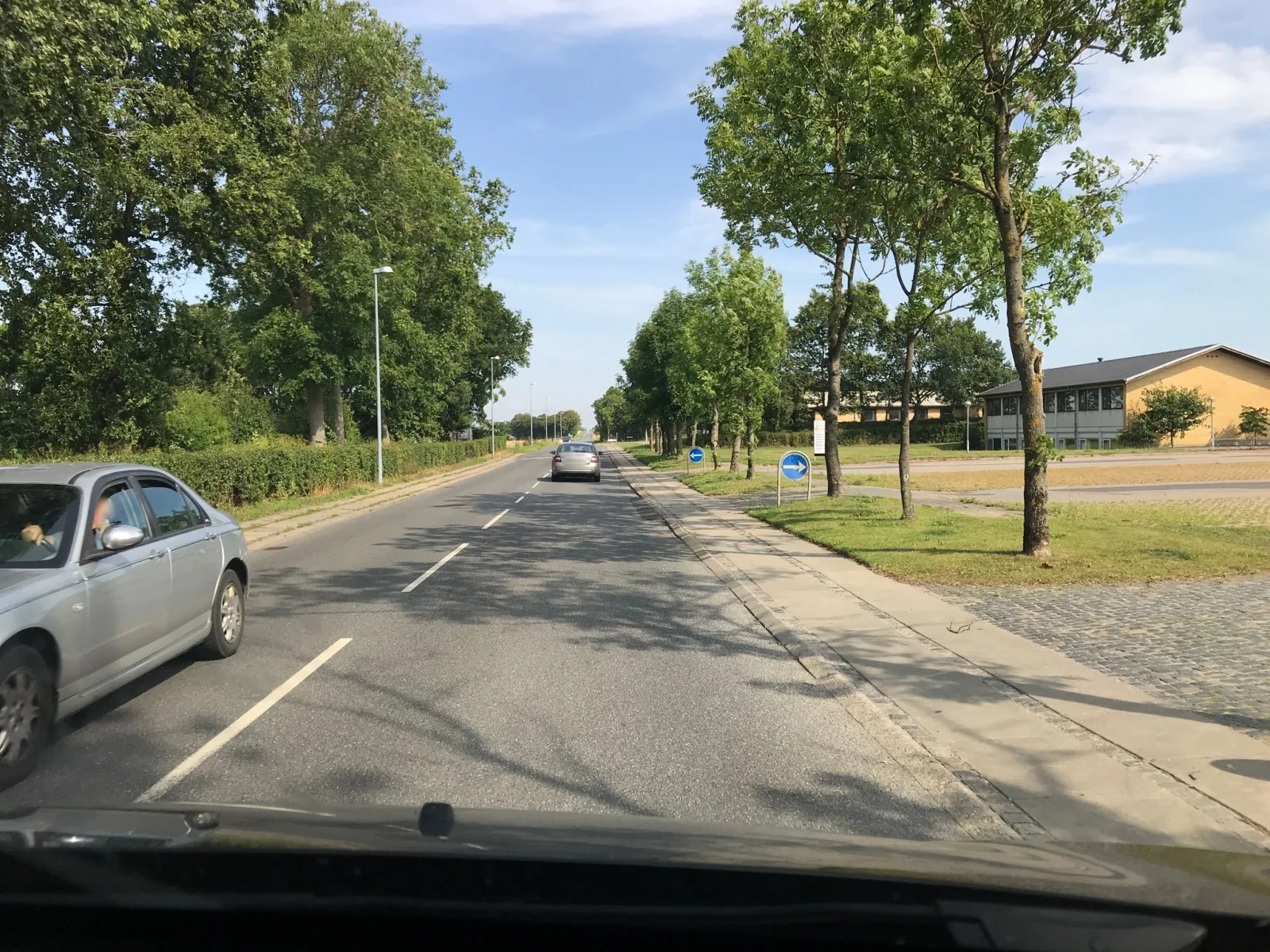 Mapillary-foto nær Rougsøhallens cafeteria