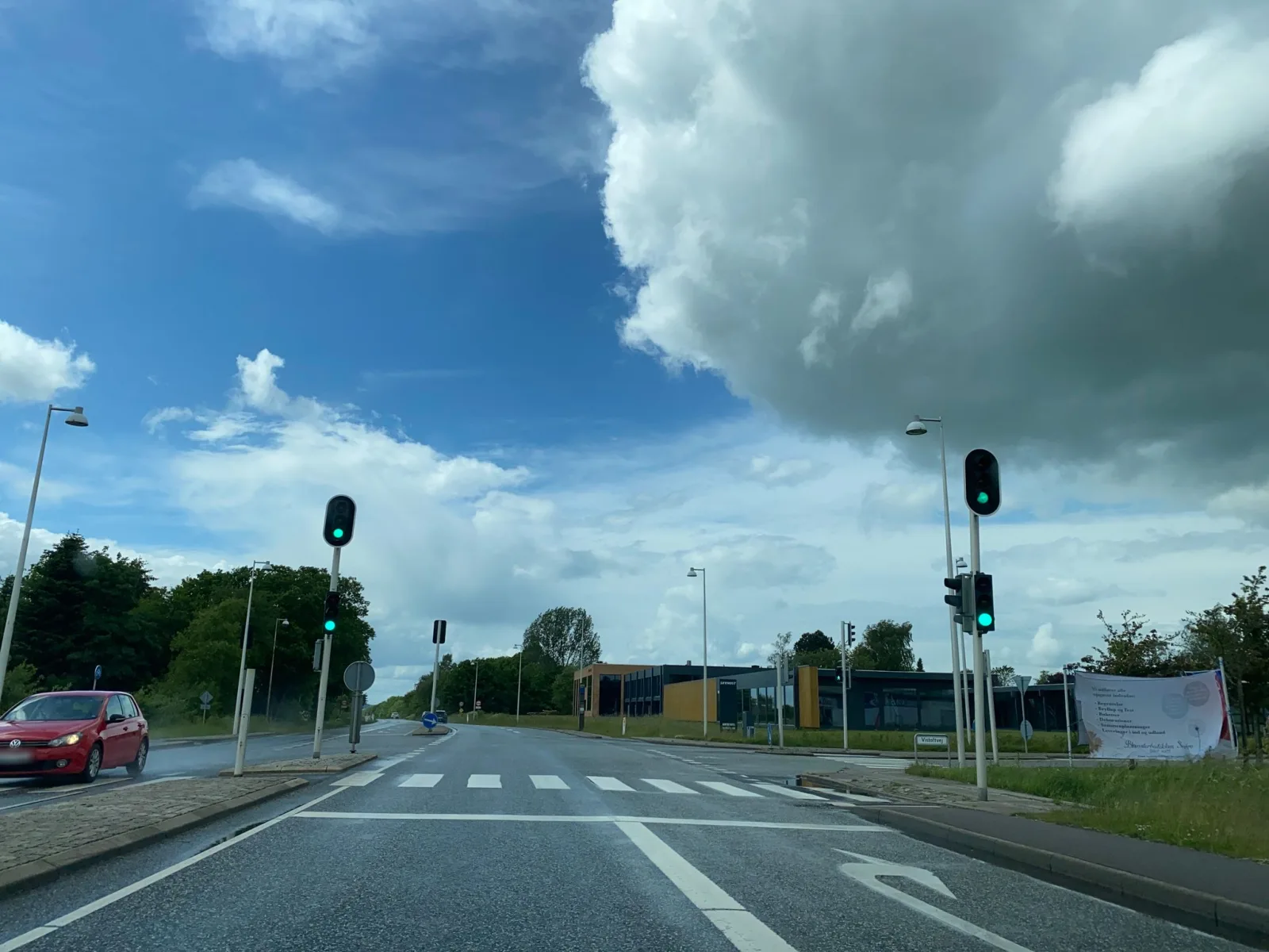 Mapillary-foto nær Sabro Spisehus
