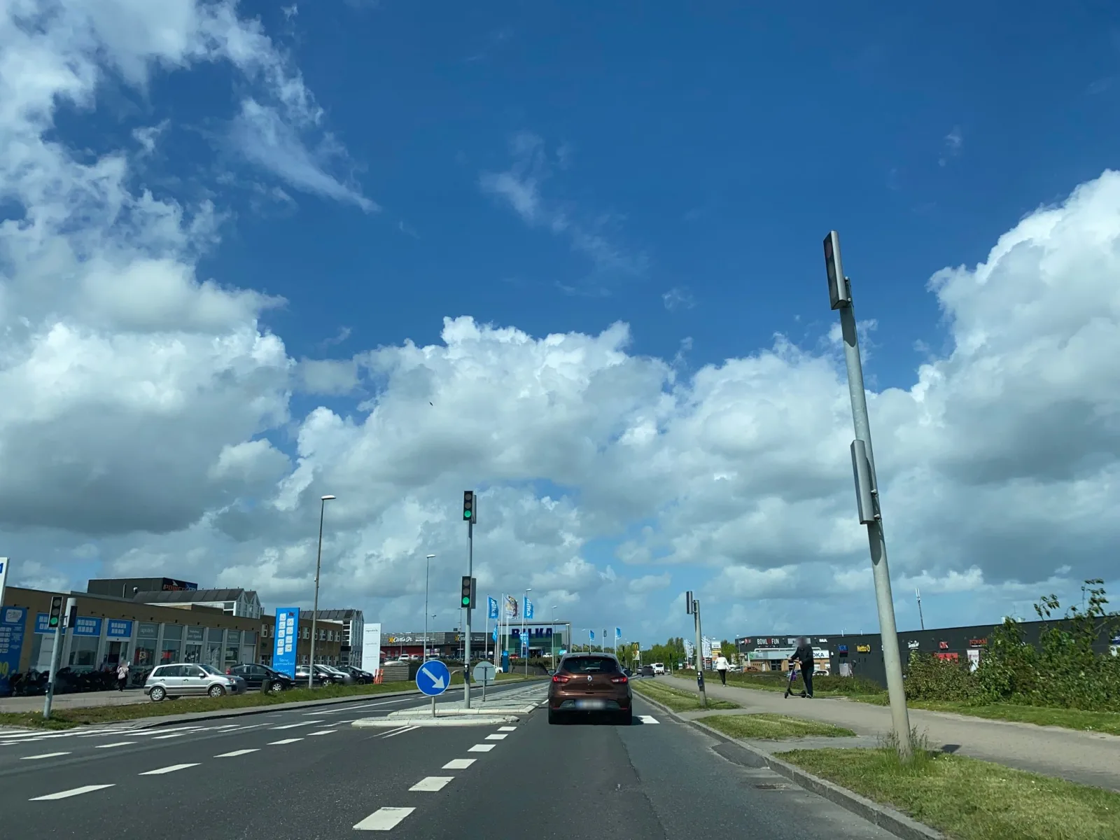 Mapillary-Foto in der Nähe von Sunset Boulevard Sønderborg