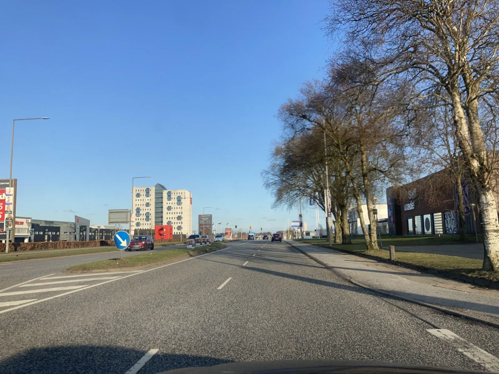Mapillary-foto nær Østergaards Hotel