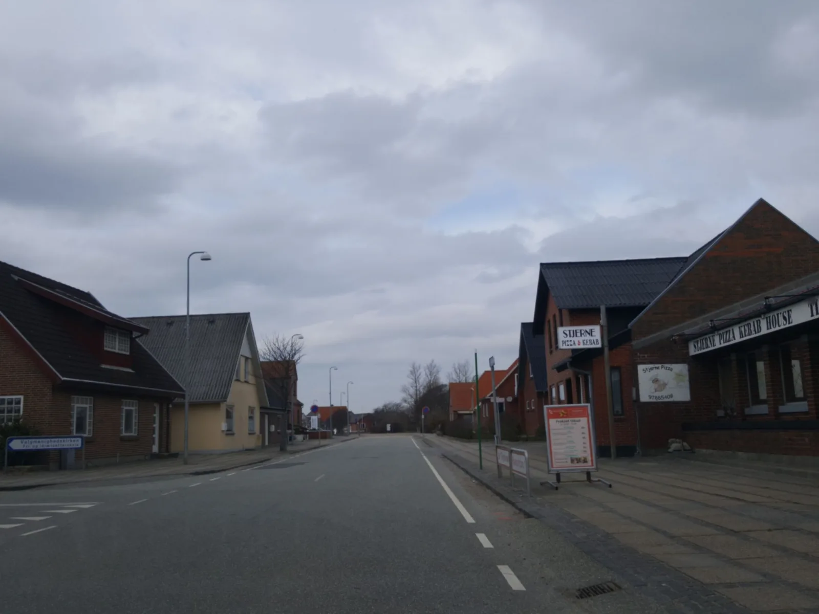 Mapillary-foto nær Stjerne Pizza