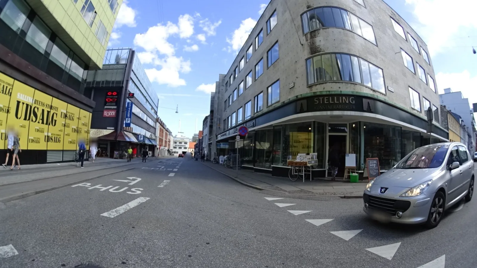 Mapillary-Foto in der Nähe von Strøgets Pølser