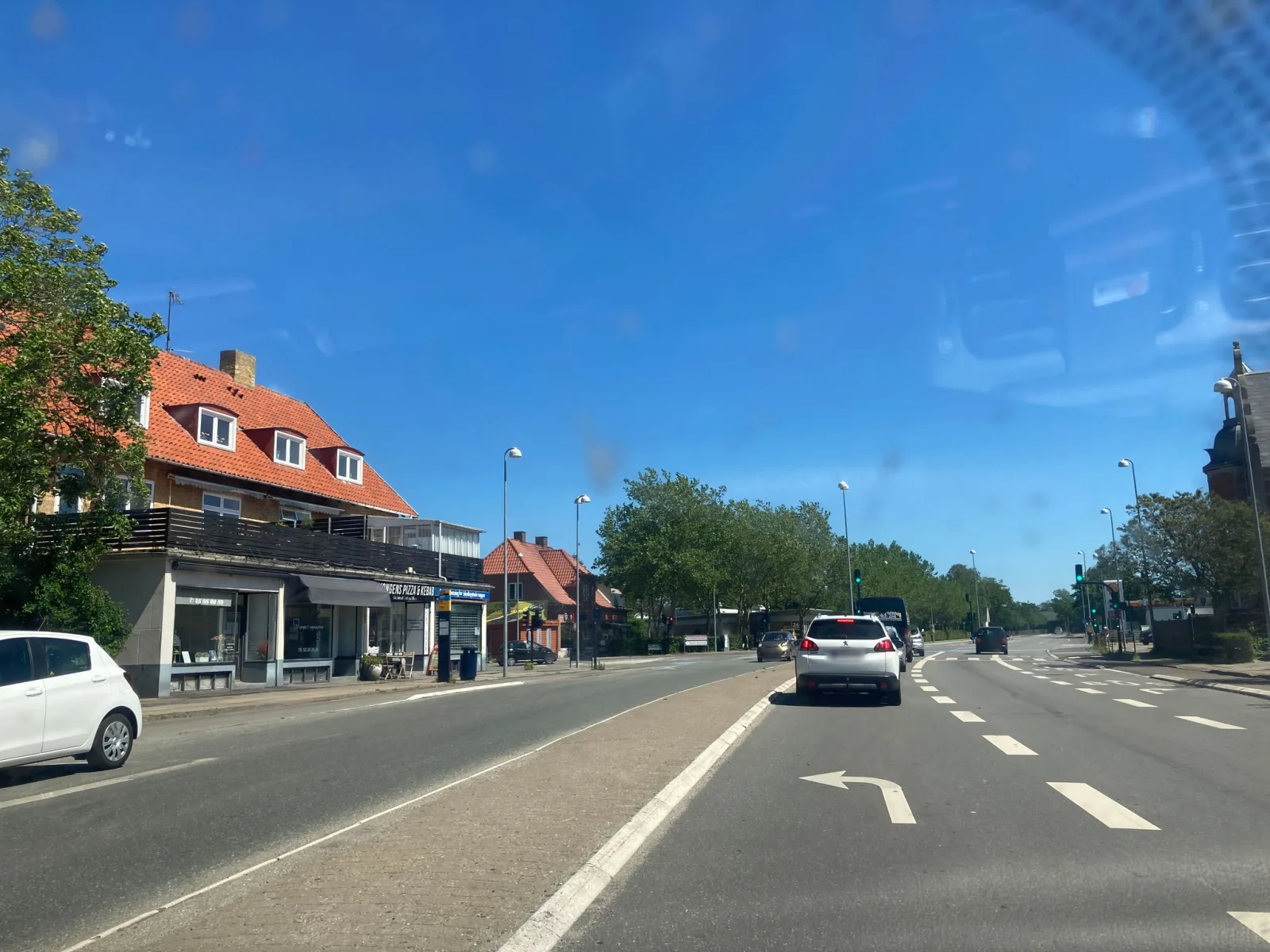 Mapillary-foto nær Kongens Pizza Lyngby
