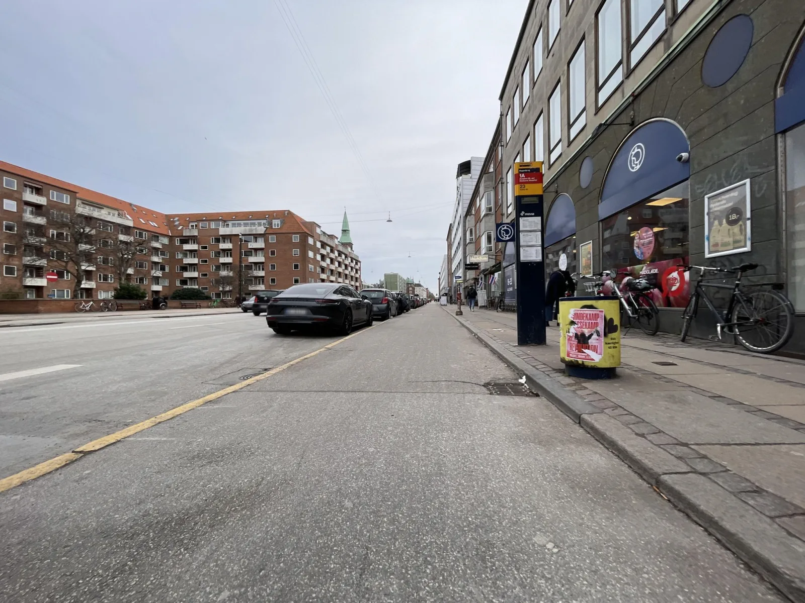 Mapillary-foto nær Mannes Pizza