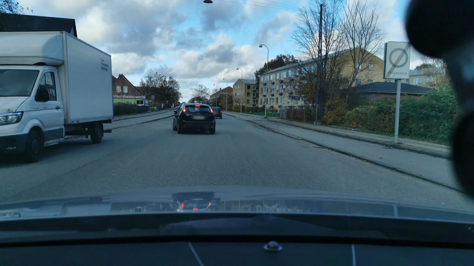 Mapillary-Foto in der Nähe von Mørkhøj Pizzeria