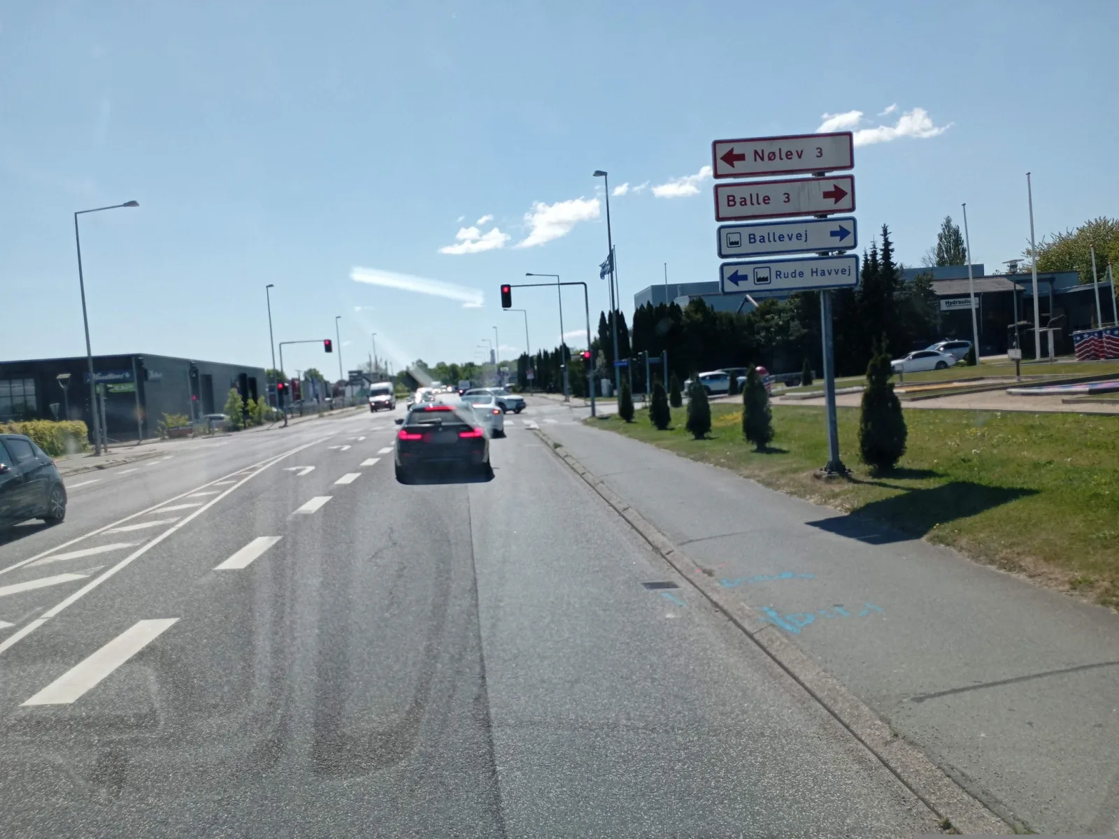 Mapillary-foto nær Odder BowlingCenter