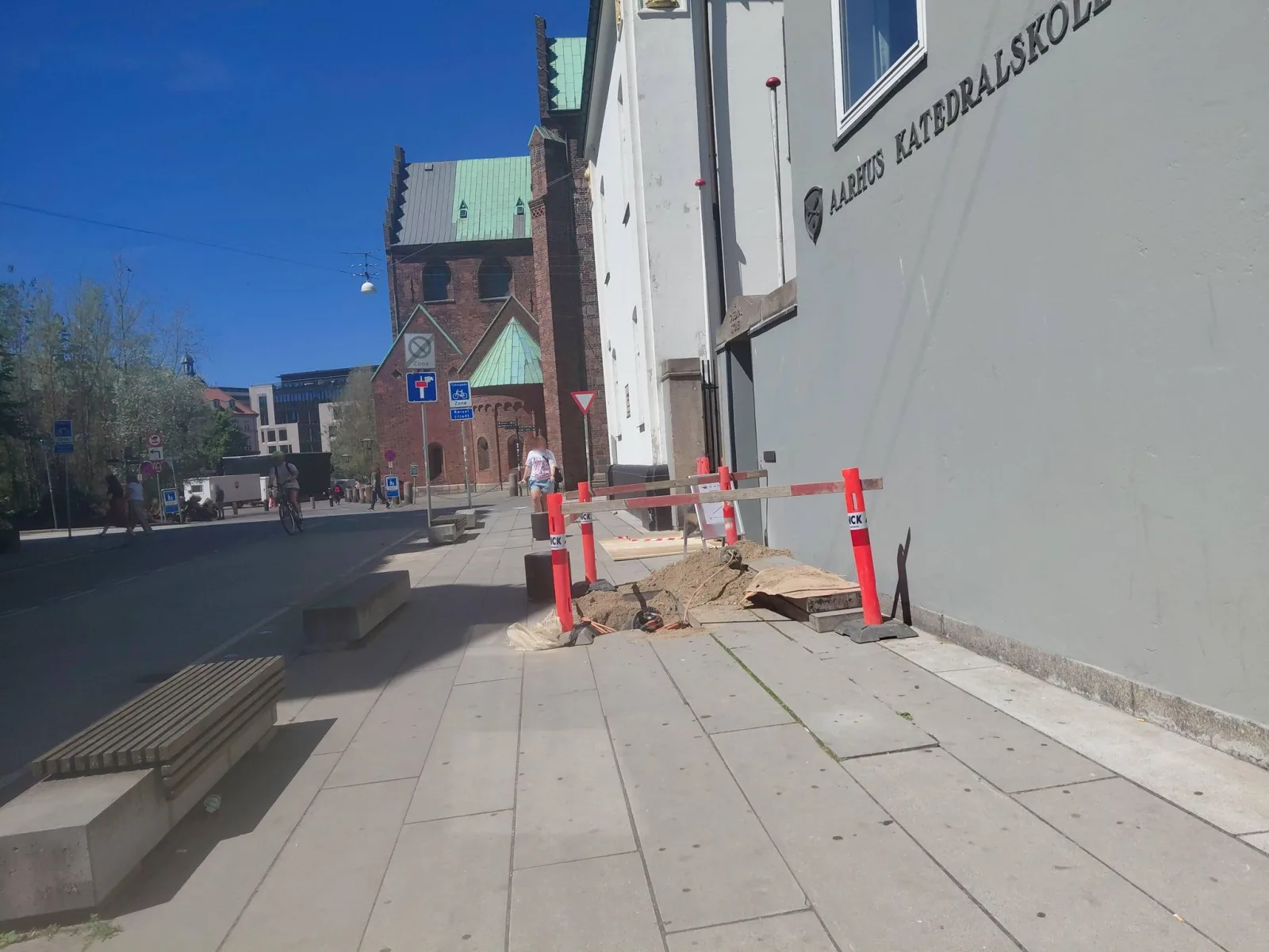Mapillary-foto nær Hot yoga Aarhus
