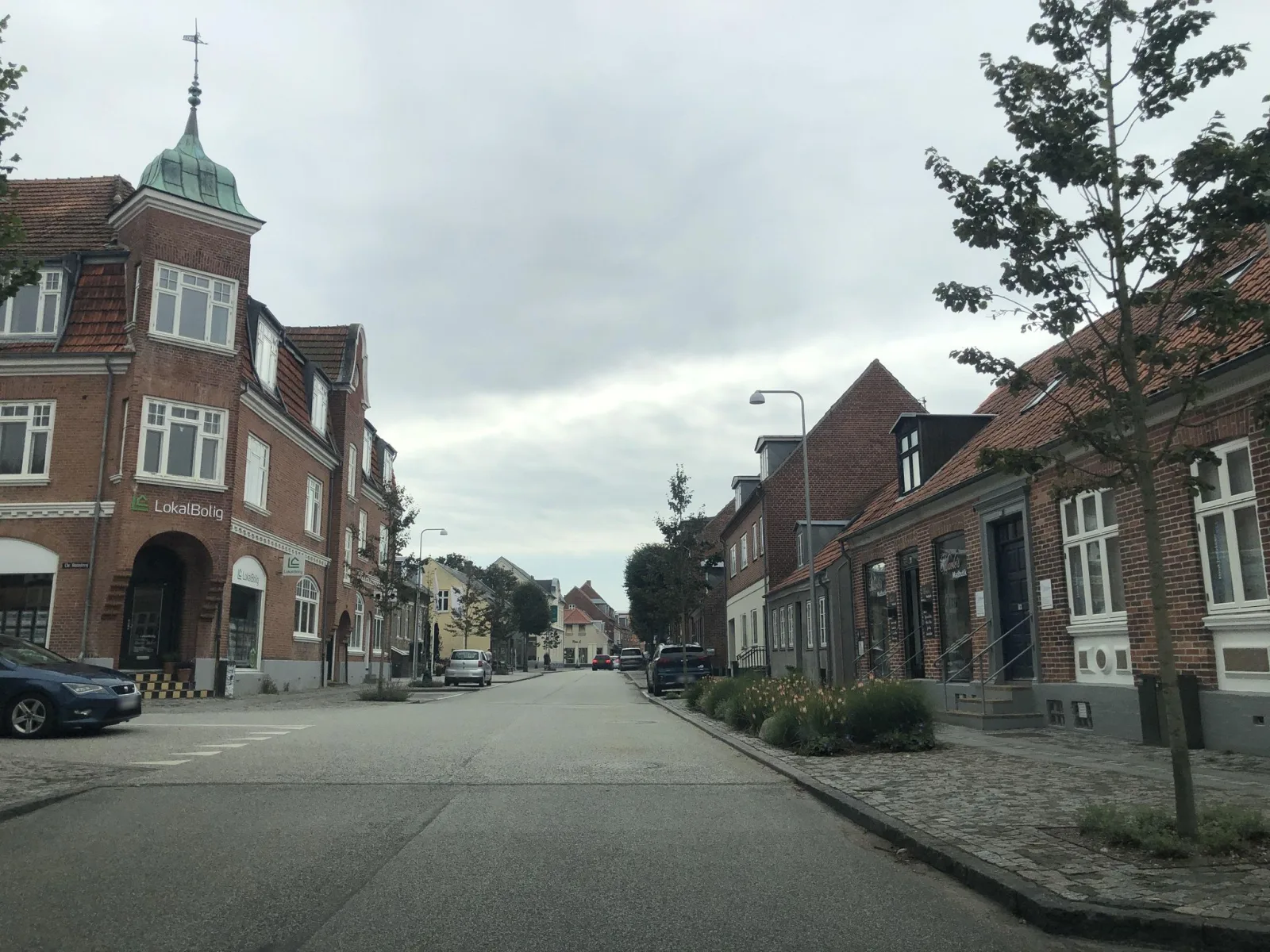 Mapillary-Foto in der Nähe von Ringkøbing Bio "Borgen"