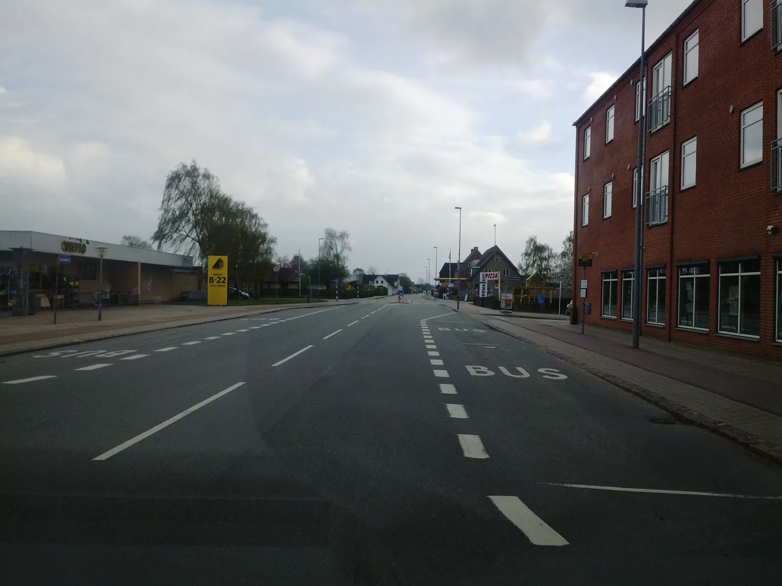 Mapillary-foto nær Kino Hjallerup