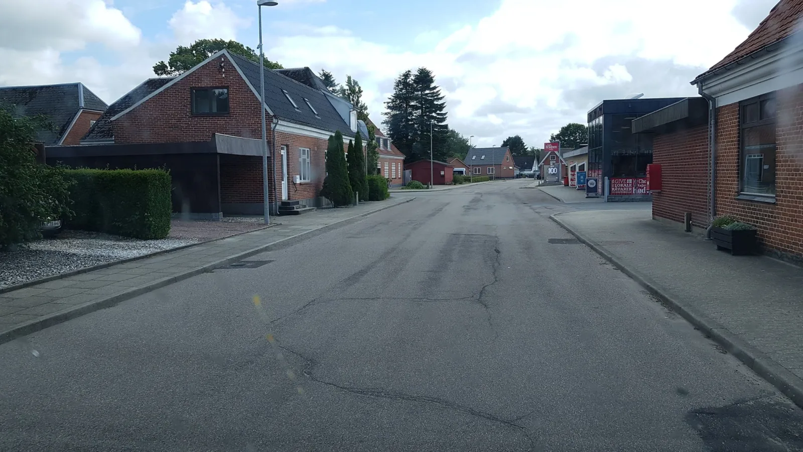 Mapillary-foto nær Ansager Lokalhistoriske Arkiv