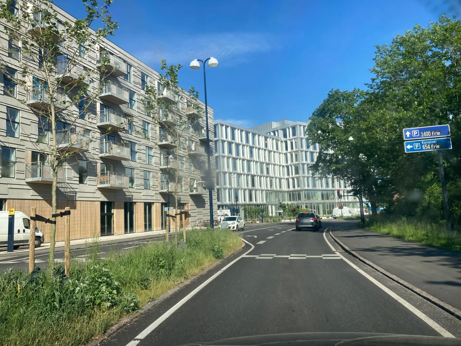 Mapillary-foto nær SATS Lyngby – Kanalvej