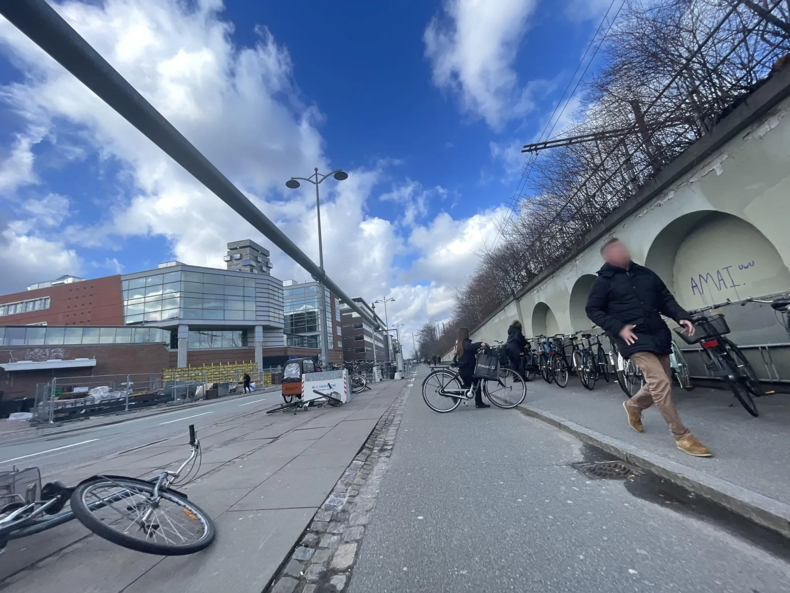 Mapillary-foto nær SHC Østbanegade