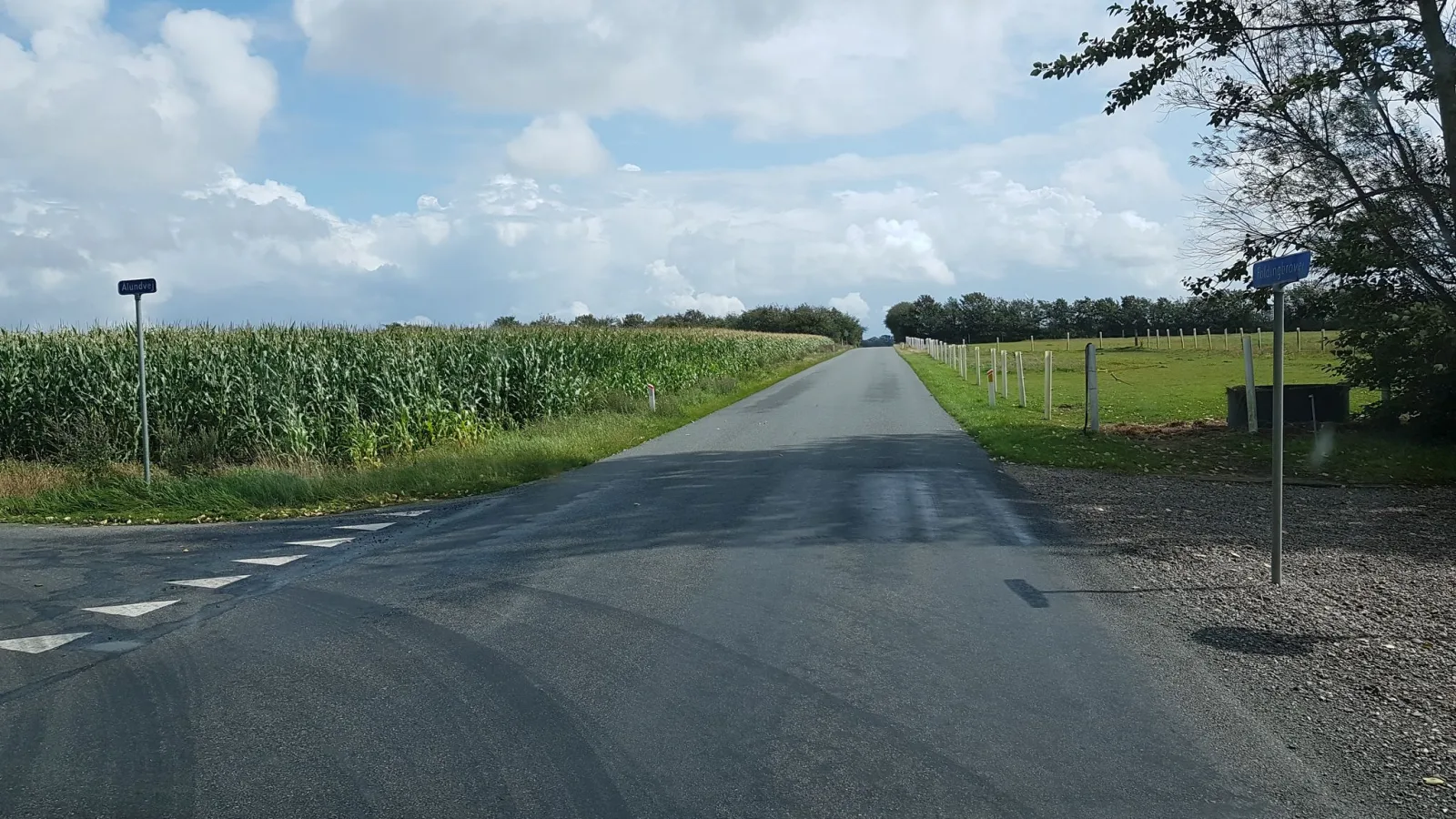 Mapillary-foto nær Holsted Ridecenter