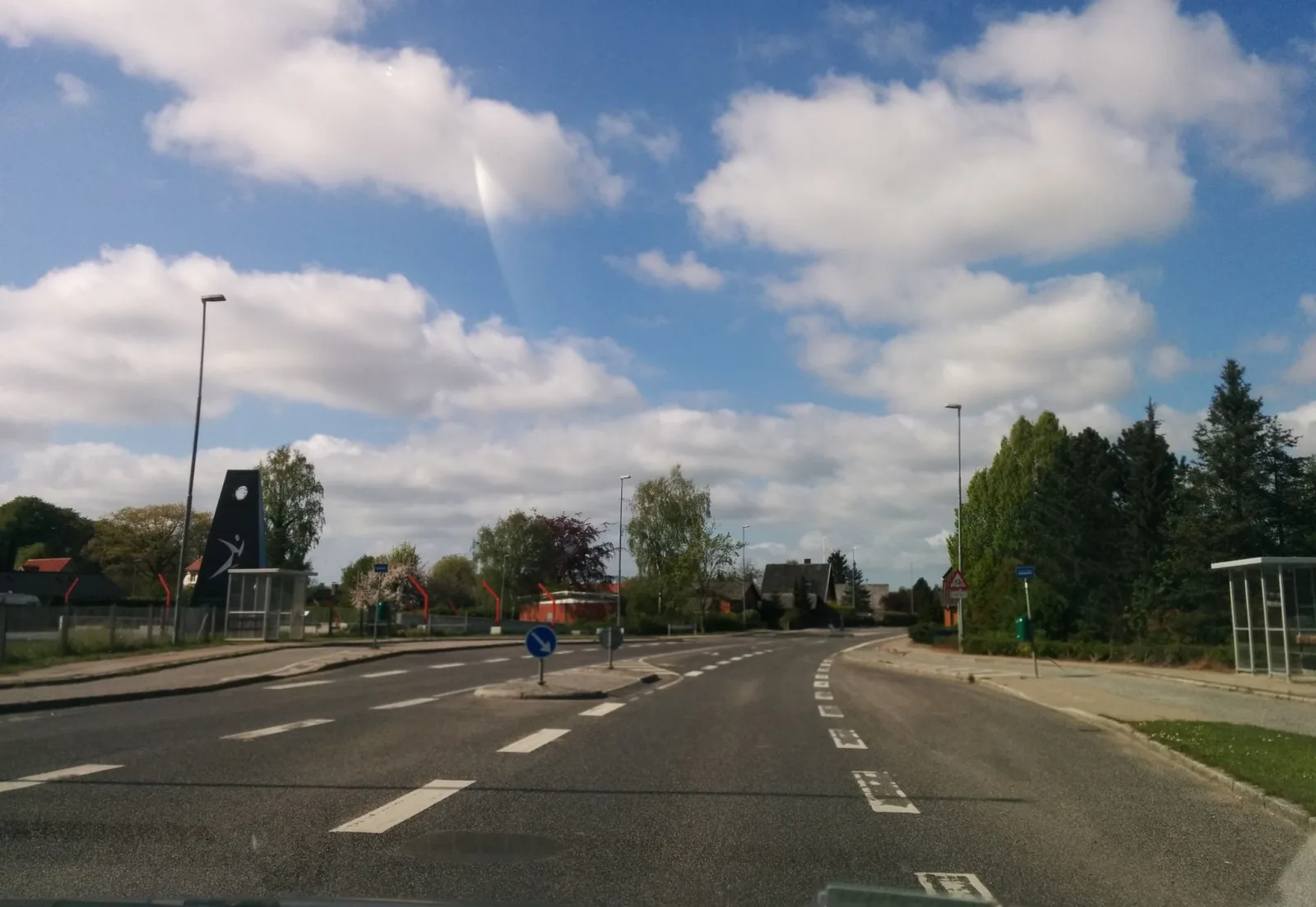 Mapillary-foto nær Tommerup Hallerne