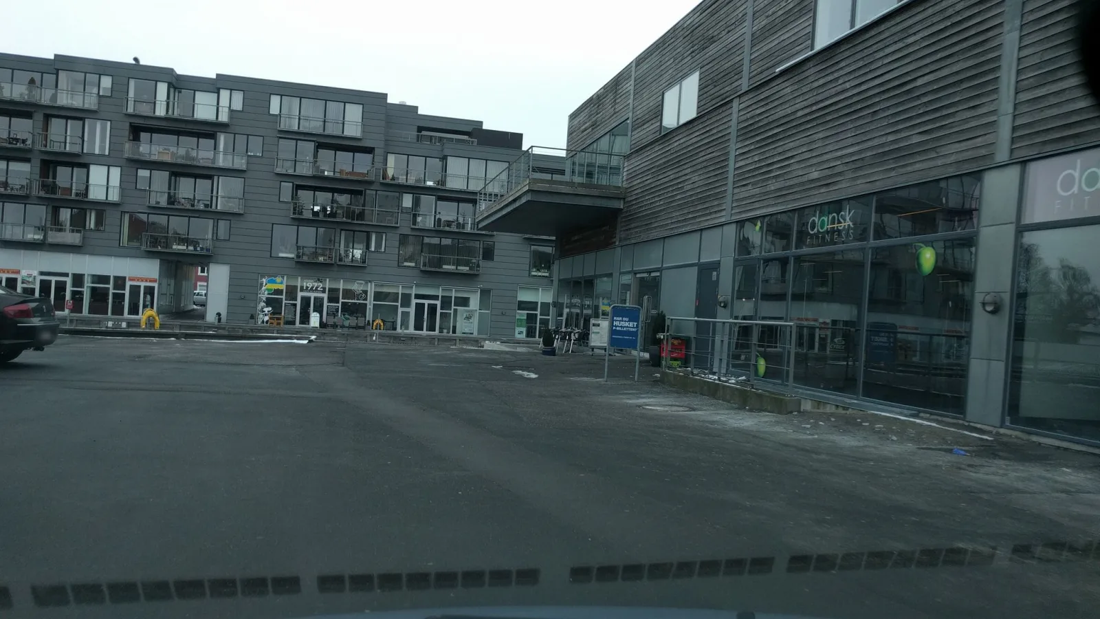 Mapillary-foto nær Pomle Nakke på Slotsbryggen