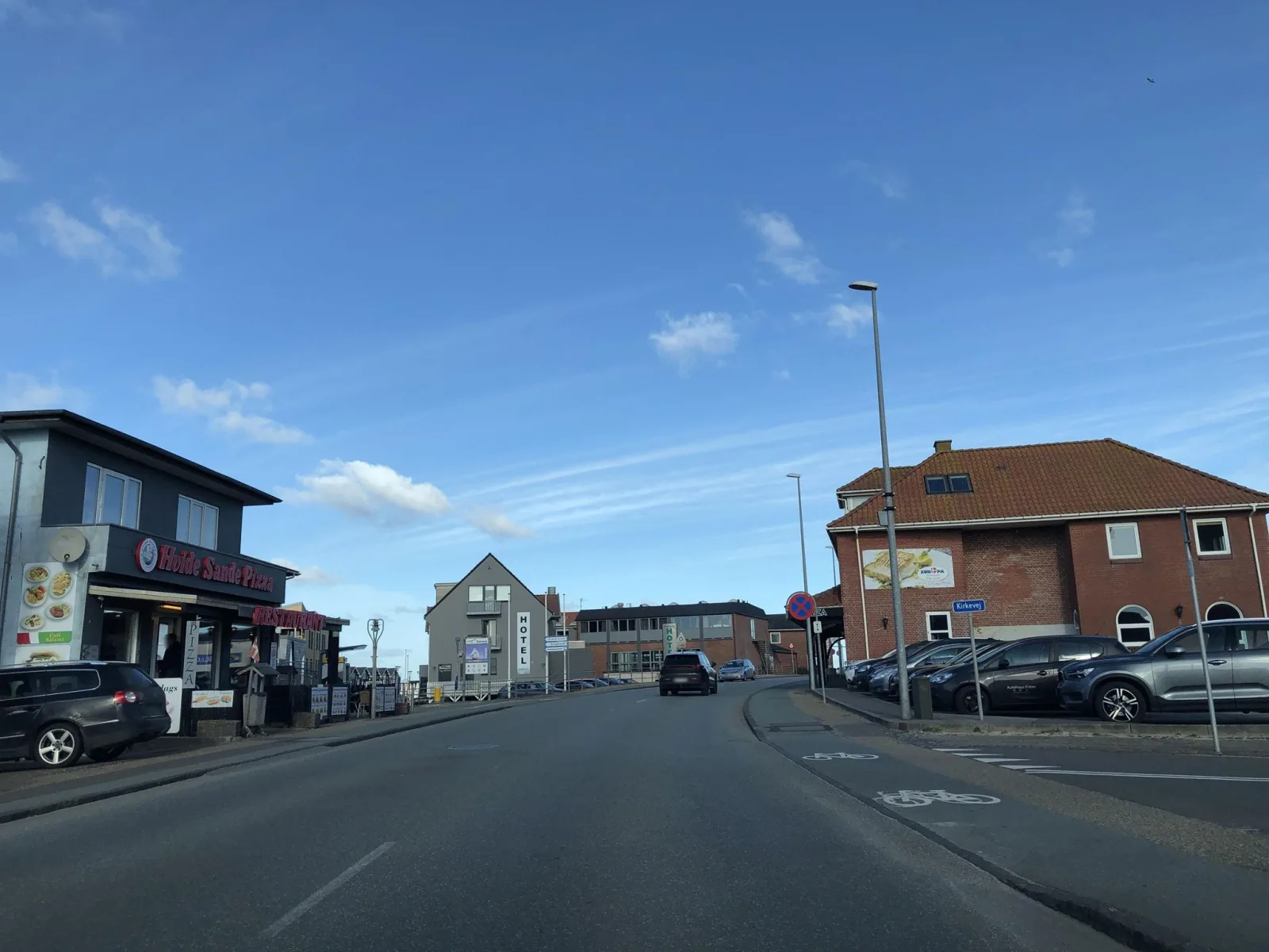 Mapillary-foto nær Hvide Sande restaurant