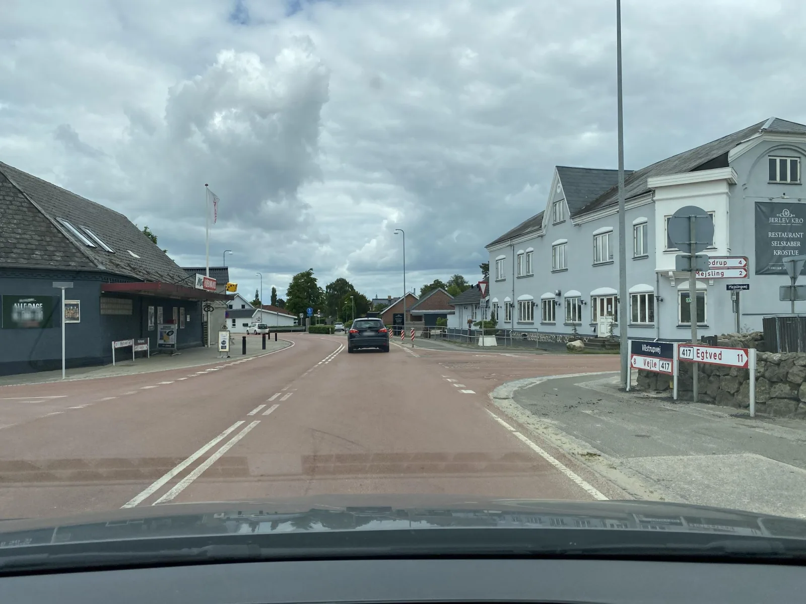 Mapillary-Foto in der Nähe von Jerlev Kro