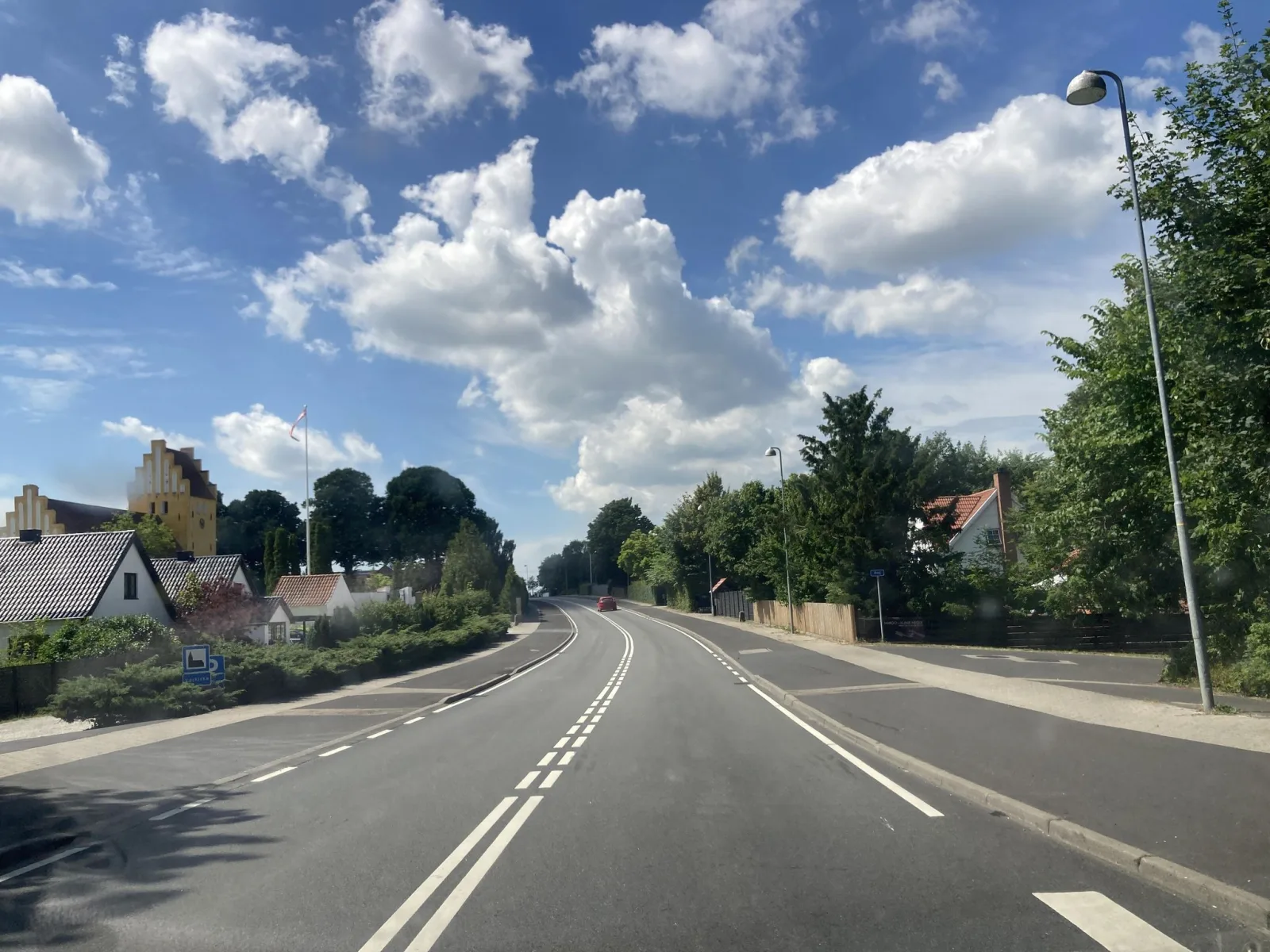 Mapillary-foto nær Skovbo Pizza