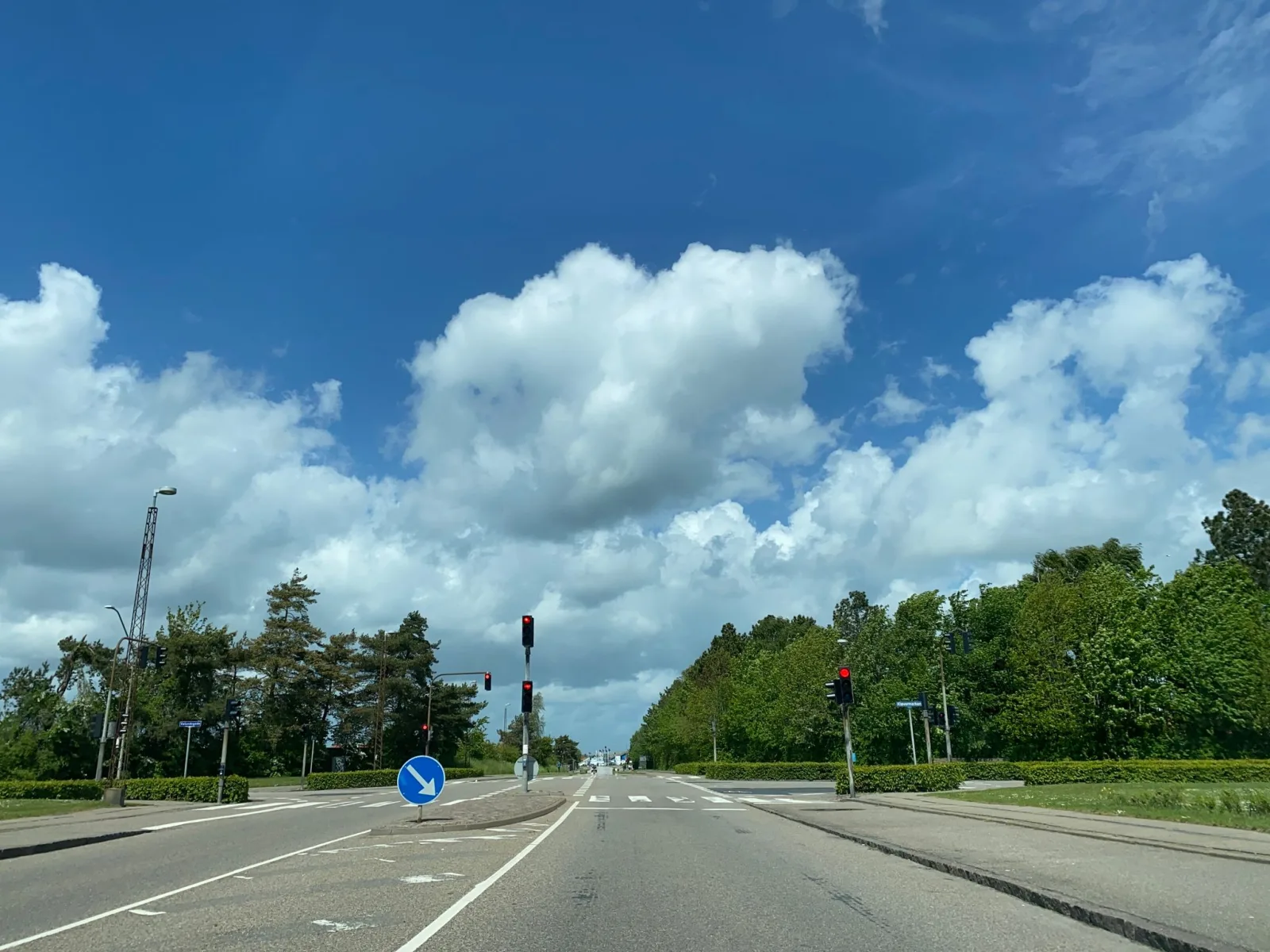 Mapillary-foto nær Kløvercentrets Pizza