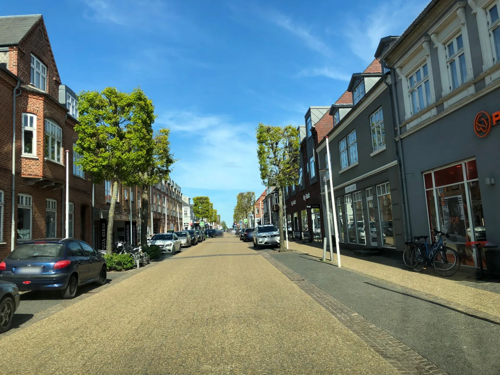 Mapillary-foto nær Kebab House Skjern