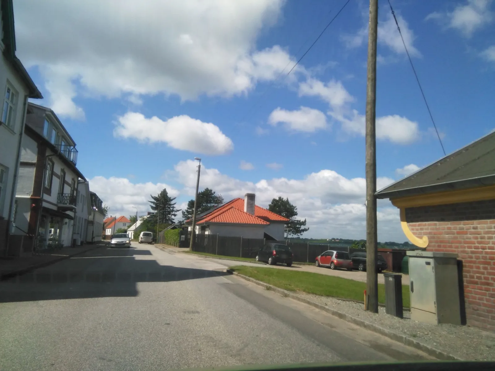 Mapillary-foto nær Knebel Bro Pizza Grill