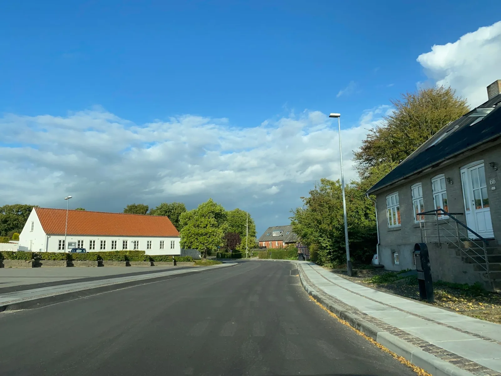 Mapillary-foto nær Låsby Kro