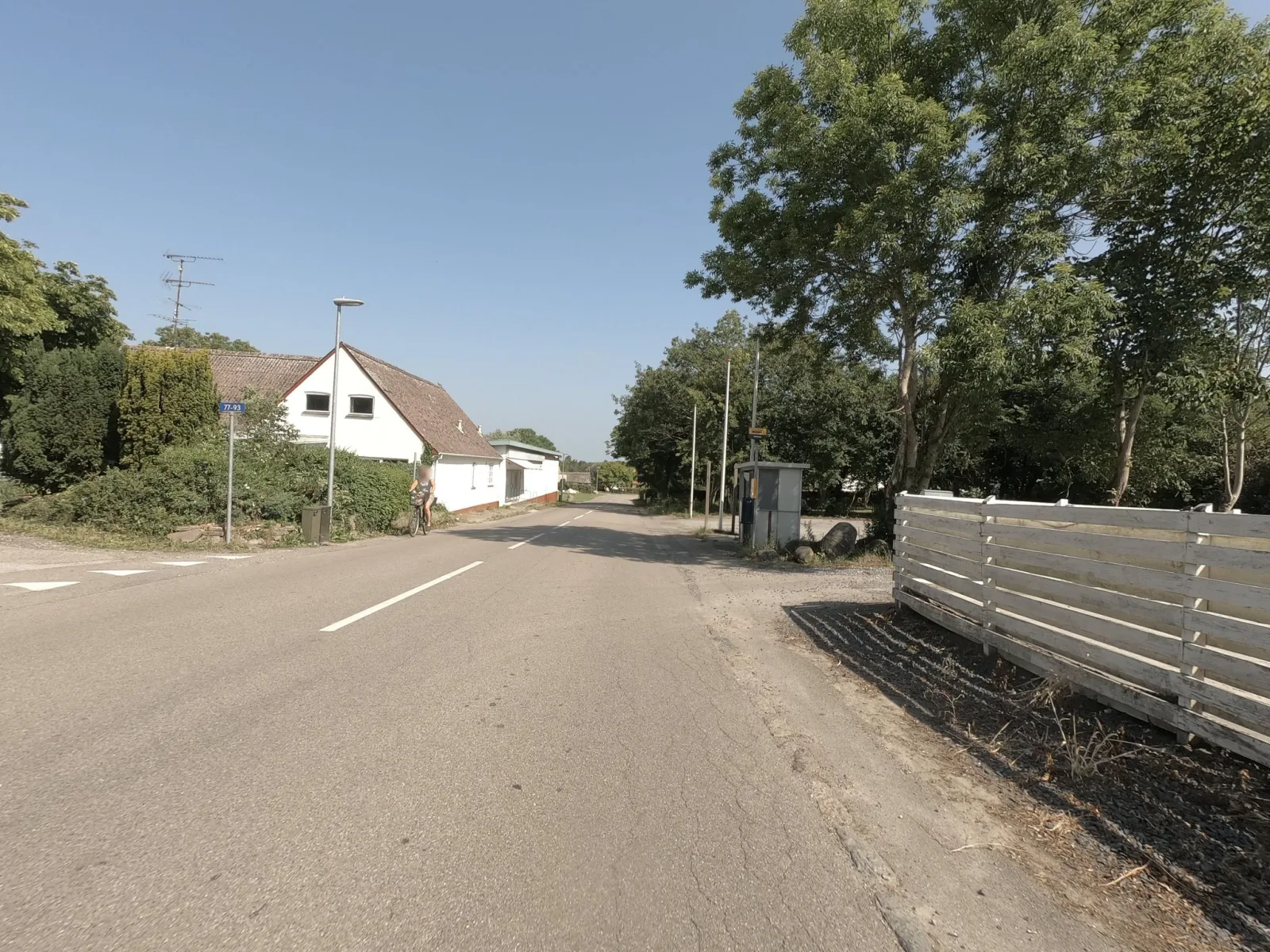 Mapillary-foto nær Tusenæs Pizzabar
