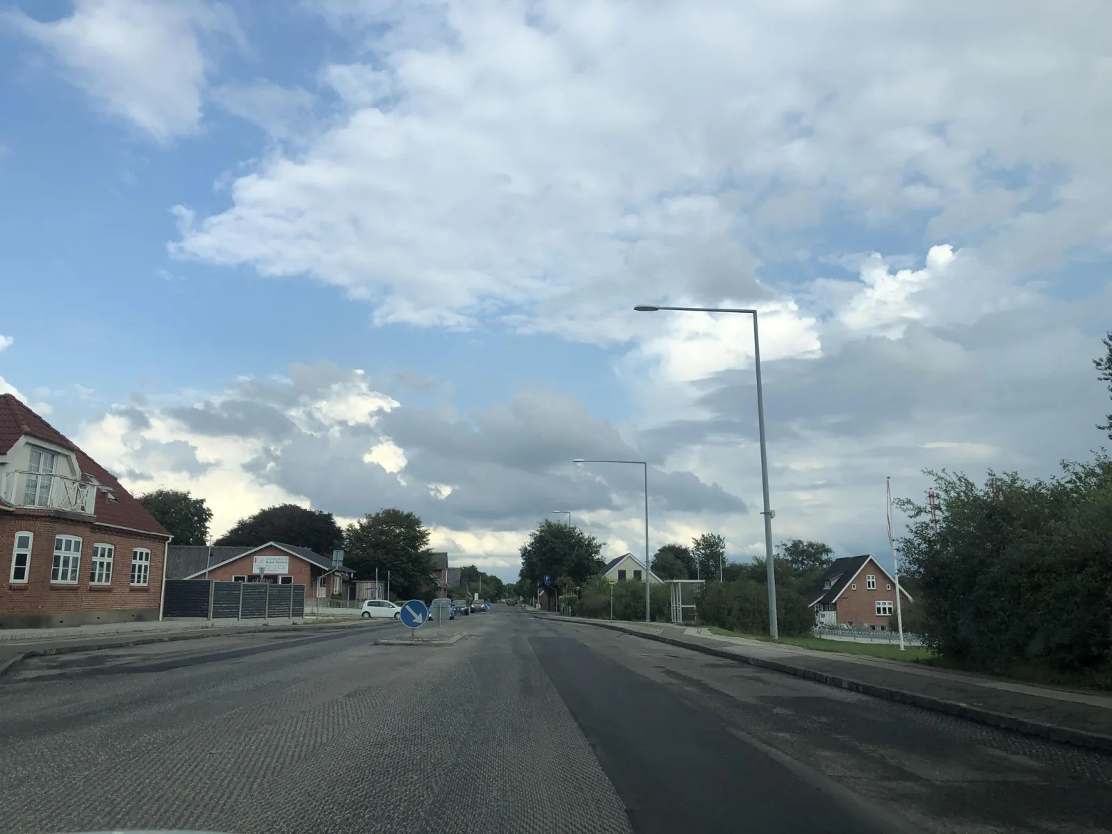 Mapillary-Foto in der Nähe von Mejrup Pizza og Grill