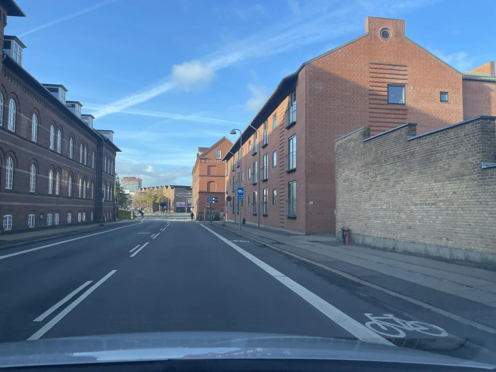 Mapillary-Foto in der Nähe von Odense Værkstederne Café Klare
