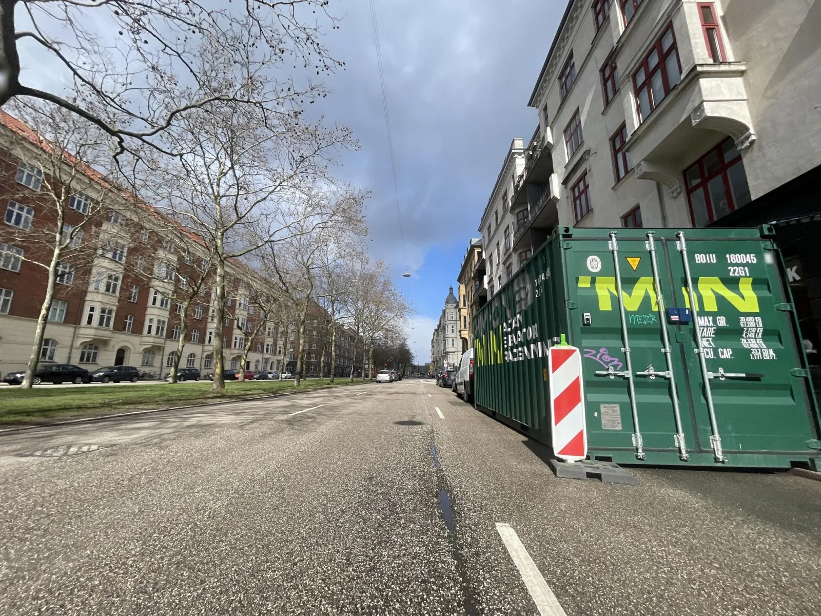 Mapillary-Foto in der Nähe von Frihavns Pizzaria