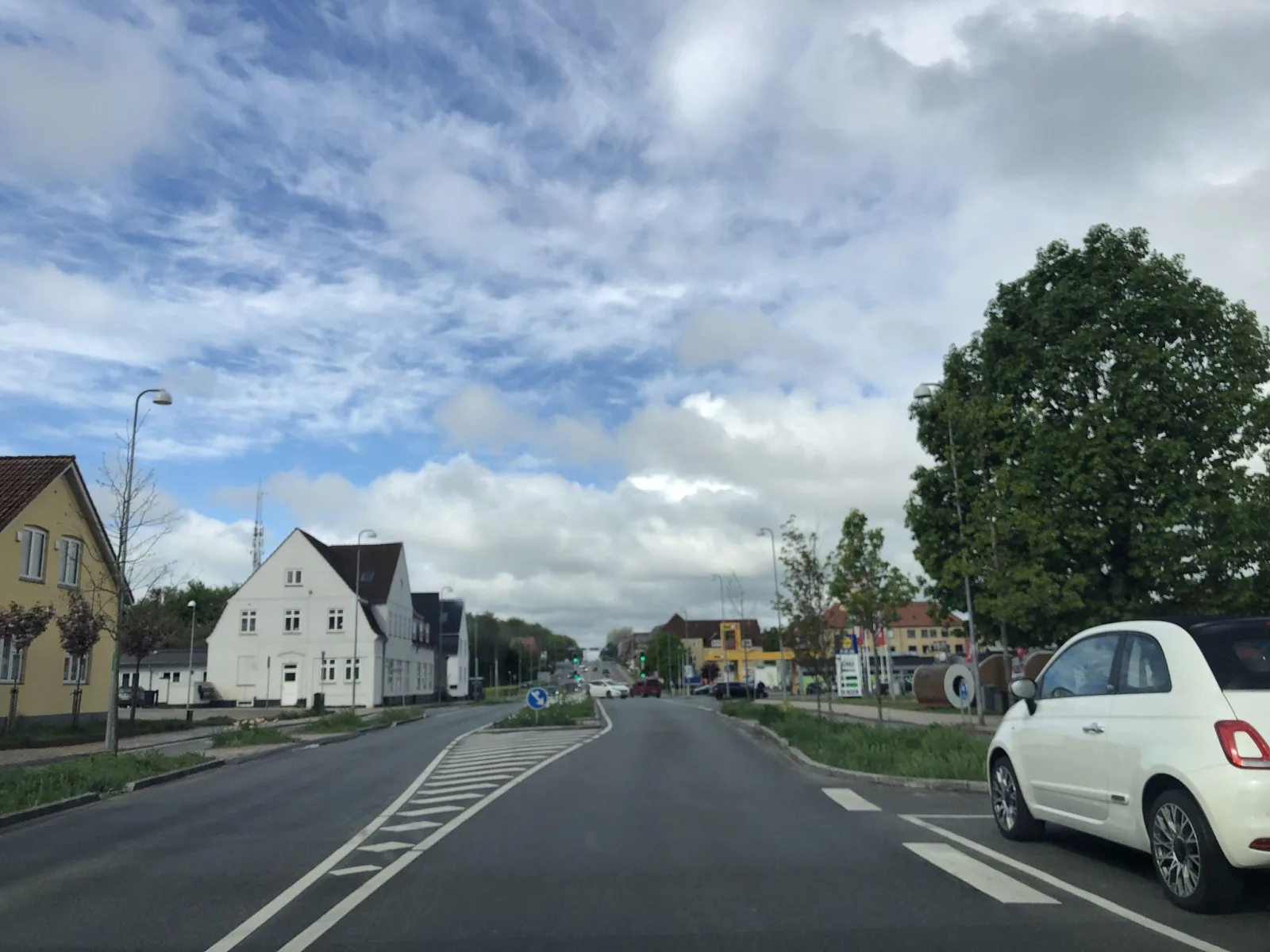 Mapillary-foto nær Pizza Station
