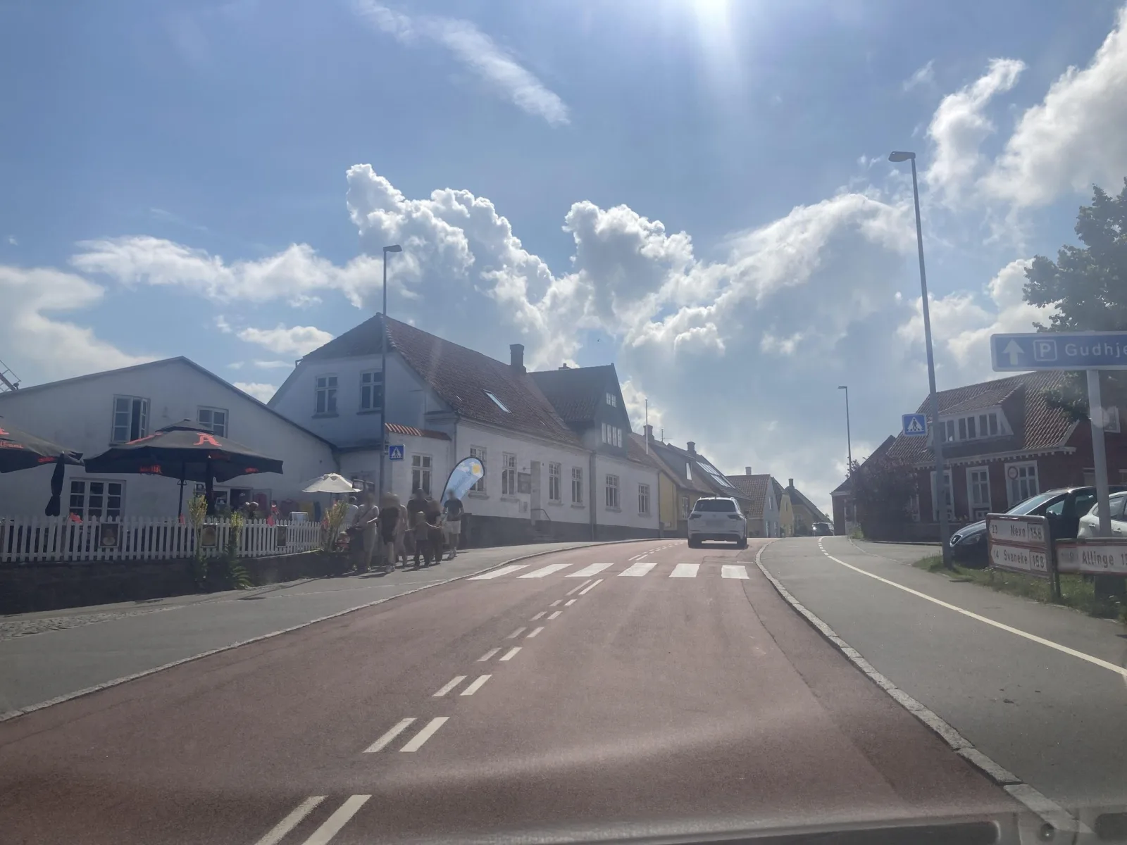 Mapillary-foto nær Gudhjem Bakke