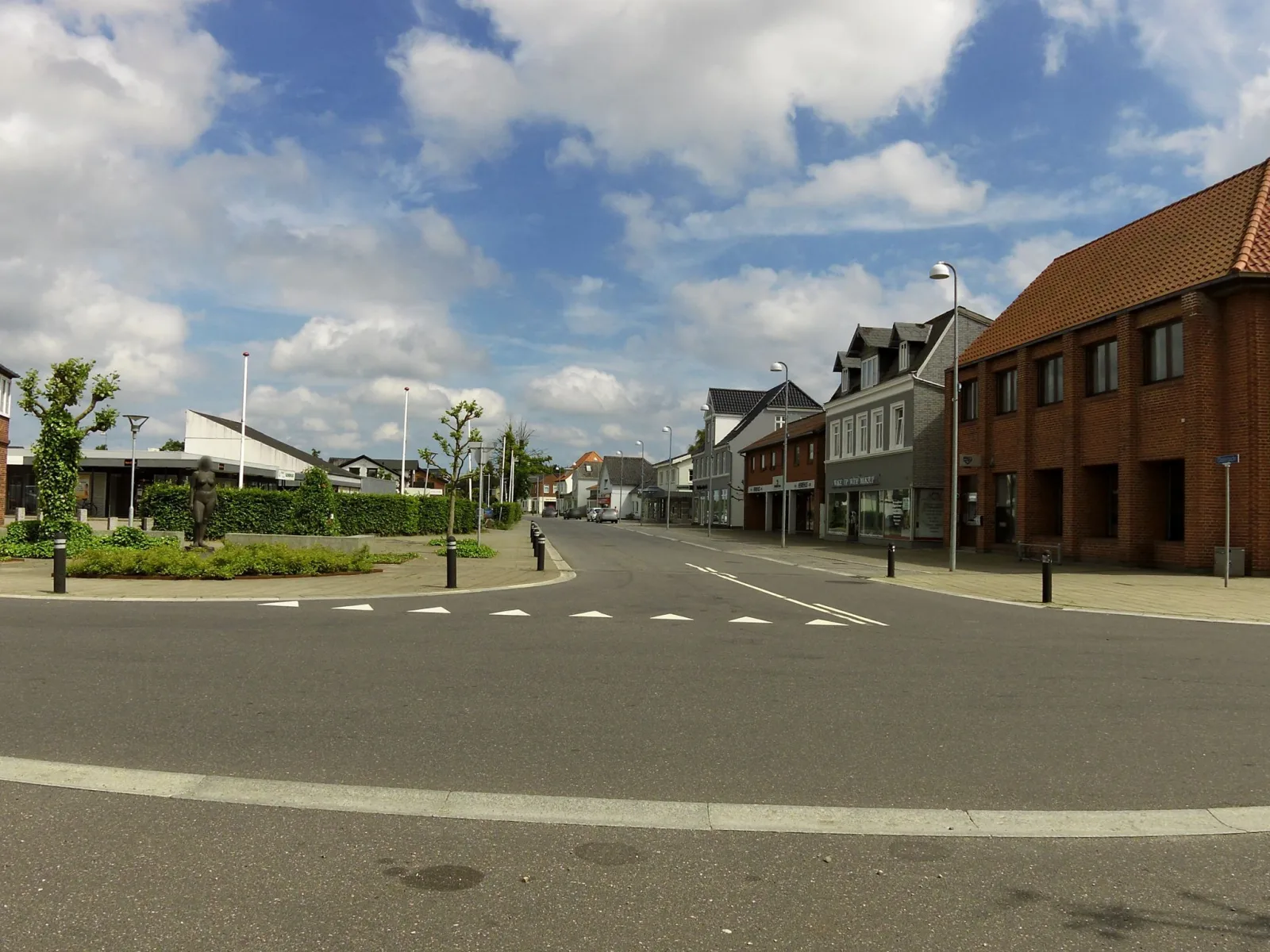 Mapillary-Foto in der Nähe von Rødekro Pizza og Grill