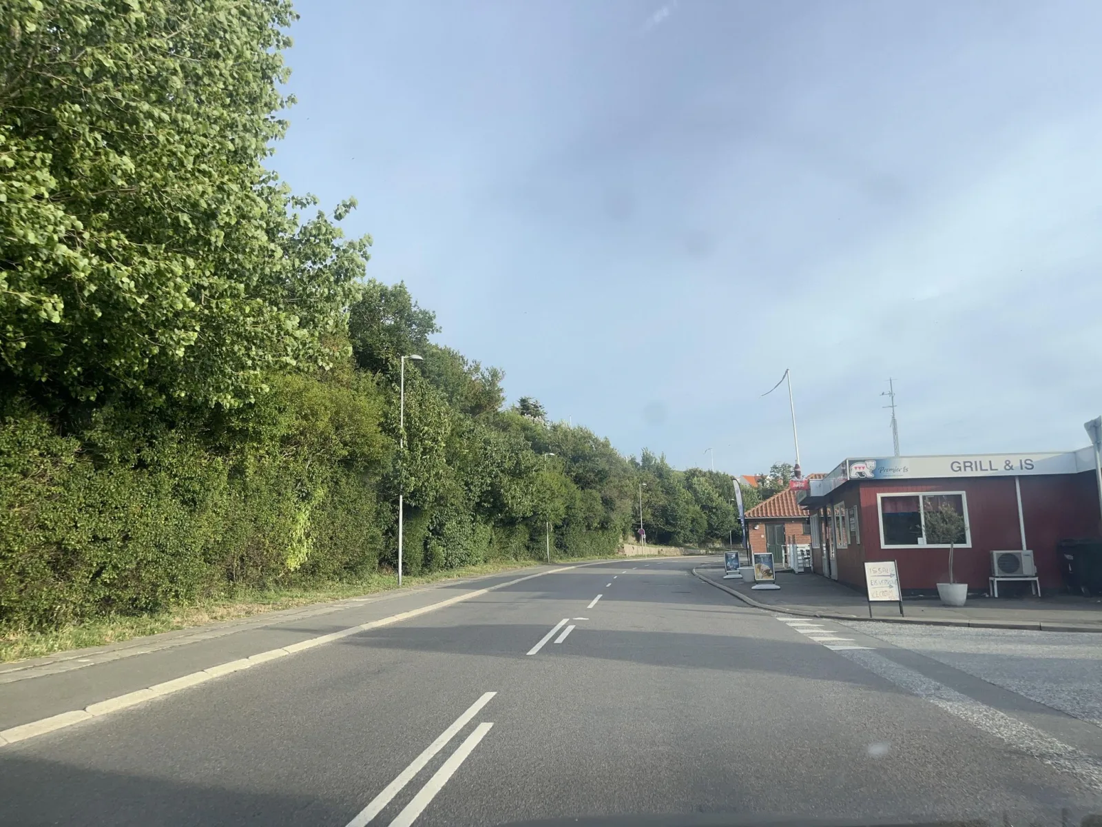 Mapillary-foto nær Hasle Havnegrill