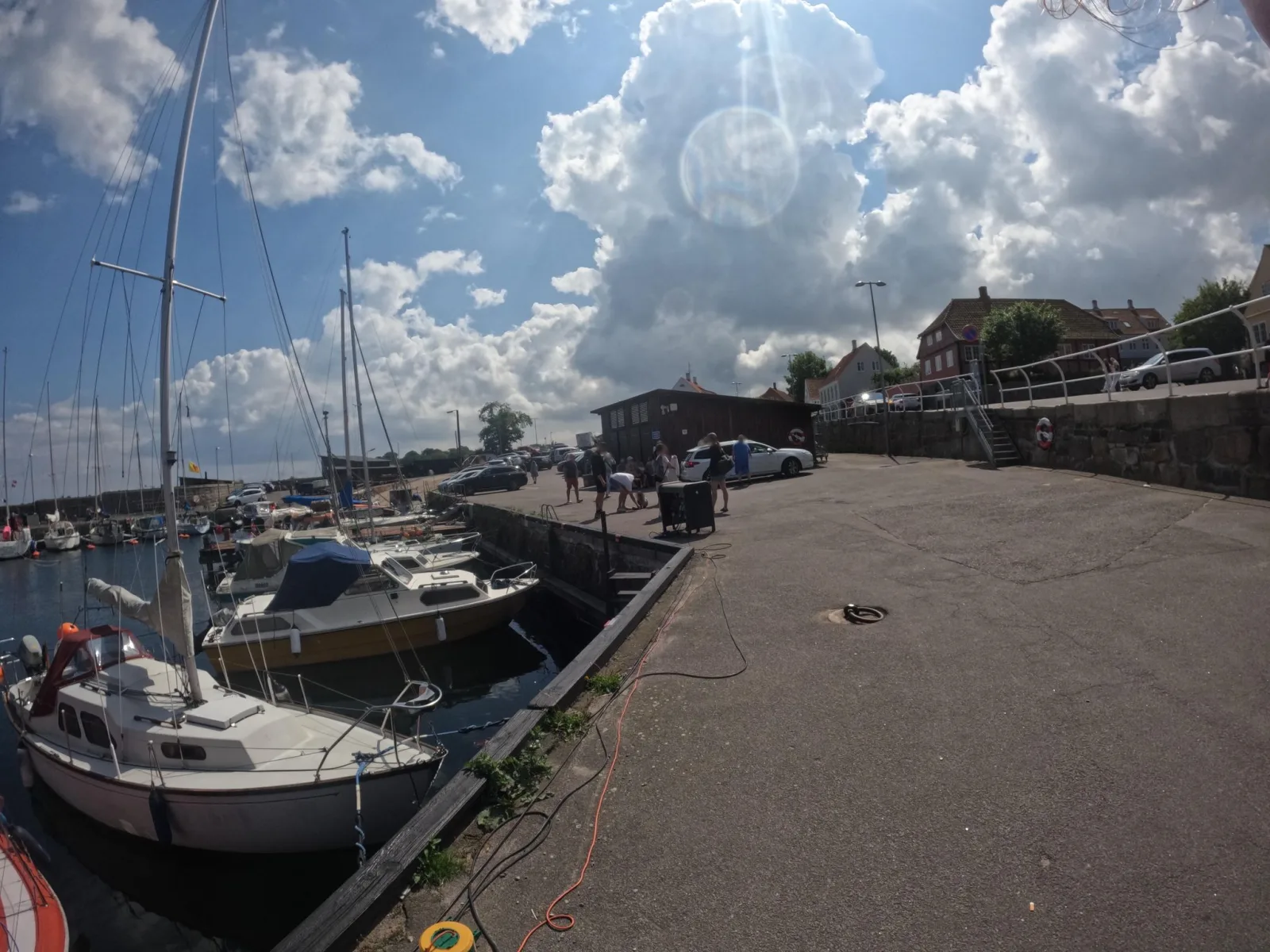 Mapillary-foto nær Havnecafeen i Svaneke
